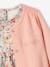 Ensemble bébé fille 3 pièces robe cardigan bandeau bleu grisé+corail+vieux rose - vertbaudet enfant 