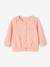 Ensemble bébé fille 3 pièces robe cardigan bandeau bleu grisé+corail+vieux rose - vertbaudet enfant 