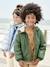 Coupe-vent garçon doublé sherpa à capuche caramel+kaki+marine+olive - vertbaudet enfant 