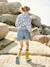 Jupe-short en denim léger fille stone - vertbaudet enfant 