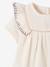 Robe en gaze de coton naissance écru - vertbaudet enfant 
