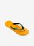 Tongs enfant Brasil Logo jaune+pêche - vertbaudet enfant 