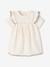 Robe en gaze de coton naissance écru - vertbaudet enfant 