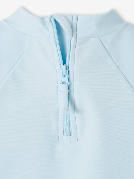 UV Protection Little Sailor Swim T-Shirt for Boys sky blue - vertbaudet enfant 