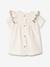 Robe en gaze de coton naissance écru - vertbaudet enfant 
