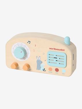 Nursery-Cot Mobiles-Musical Radio in FSC® Wood, Forest Friends