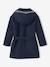 Trench Coat with Removable Hood for Girls navy blue - vertbaudet enfant 