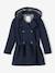 Trench fille avec capuche amovible marine - vertbaudet enfant 