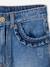 Jean fille droit MorphologiK tour de hanches Medium bleu foncé+stone - vertbaudet enfant 