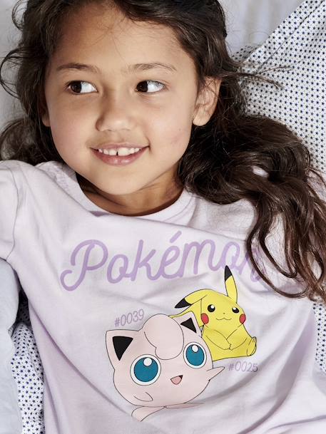 Two-Tone Pokémon® Pyjamas for Girls lavender - vertbaudet enfant 