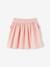 Jupe fille en gaze de coton beige+bleu grisé+rose+vert sauge+vieux rose+violet - vertbaudet enfant 