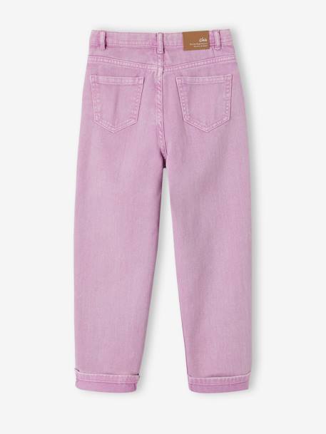 Boyfriend Trousers for Girls pistachio+violet - vertbaudet enfant 