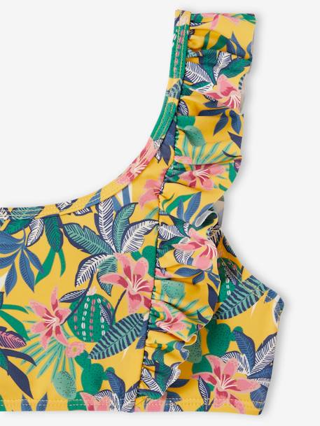 Bikini with Exotic Print mustard - vertbaudet enfant 