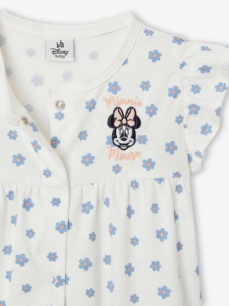 Minnie Mouse Playsuit for Baby Girls, by Disney® printed white - vertbaudet enfant 