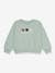 Hearts Sweatshirt for Girls by PETIT BATEAU almond green - vertbaudet enfant 