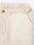 Unisex Trousers in Organic Cotton Gauze, for Children ecru - vertbaudet enfant 