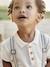 Knitted Polo Shirt for Babies ecru - vertbaudet enfant 
