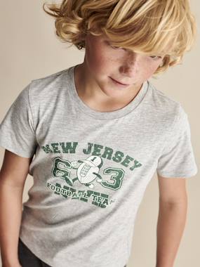 -T-Shirt with Sports Motifs for Boys