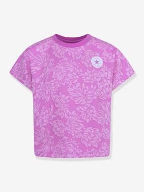 Fille-T-shirt motif floral CONVERSE