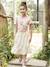 Gingham Skirt with Ruffle for Girls pale yellow - vertbaudet enfant 