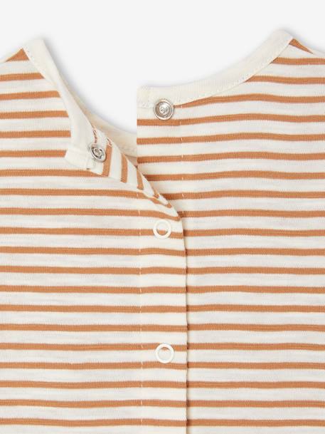 3-Piece Combo: T-Shirt, Shorts & Matching Hat for Newborn Babies cappuccino - vertbaudet enfant 