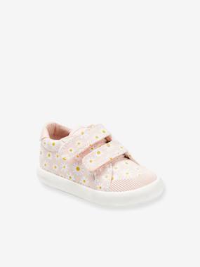 -Touch-Fastening Trainers in Canvas for Baby Girls