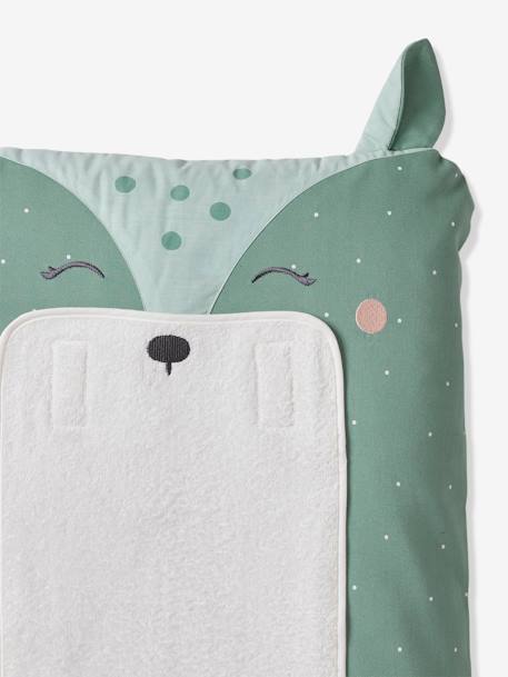 Changing Mattress Cover, Buck printed green - vertbaudet enfant 
