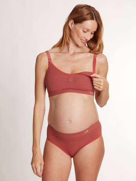 Brassière de grossesse et d'allaitement Zoé terracotta - vertbaudet enfant 