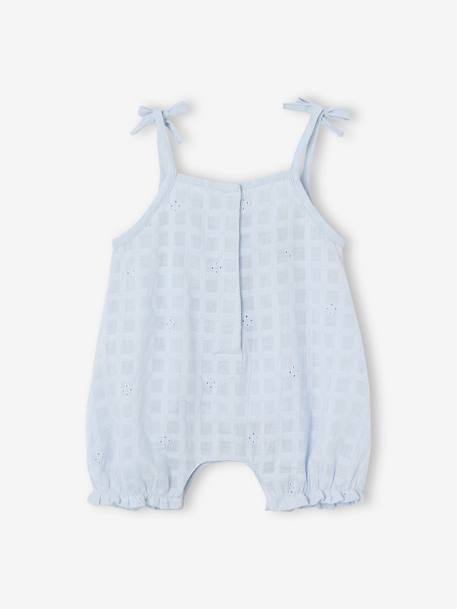Barboteuse En Jean Carter's Pour Bébé Fille - Taille 3 Mois, Brodée Sans Manches, Neuve Avec étiquettes