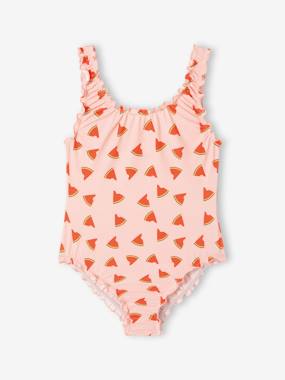 Girls-Swimwear-Swimsuit with Watermelon Prints for Girls