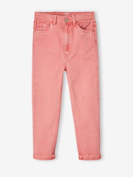 NARROW Hip MorphologiK Trousers for Girls khaki+peach - vertbaudet enfant 
