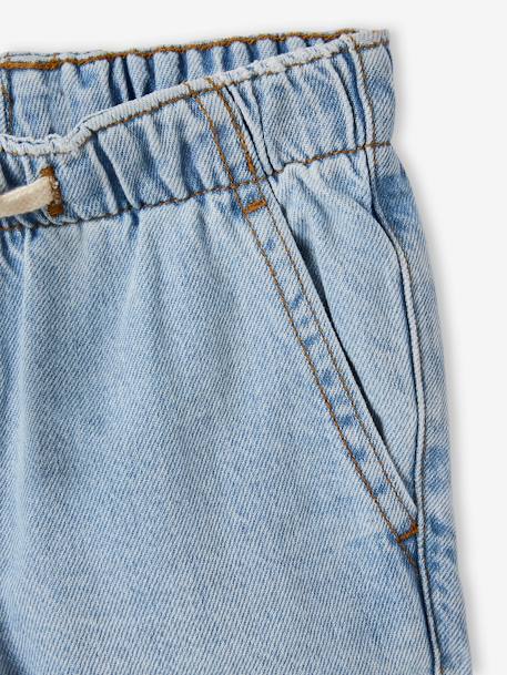 Jean garçon large facile à enfiler denim black+denim bleached+denim brut+gris+stone - vertbaudet enfant 
