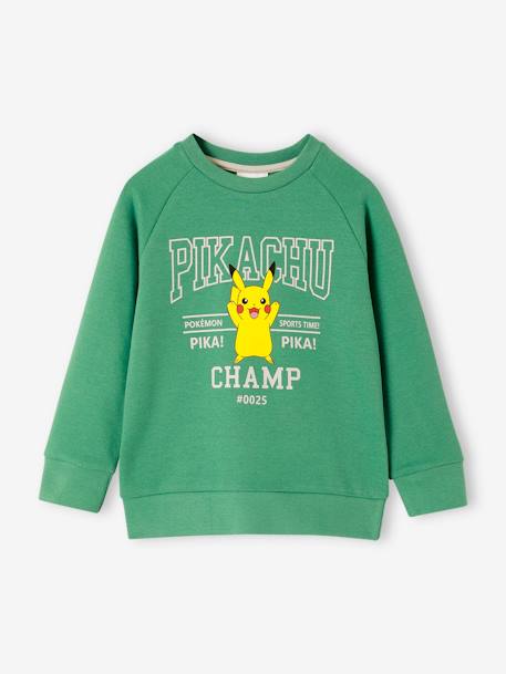 Pokemon® Sweatshirt for Boys mint green - vertbaudet enfant 