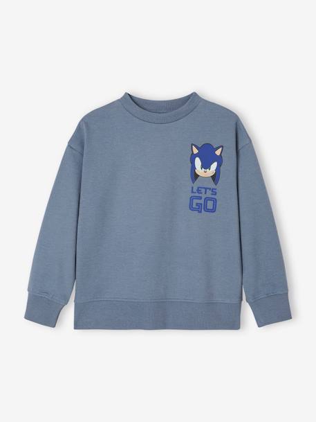 Sweat garçon Sonic® the Hedgehog bleu grisé - vertbaudet enfant 