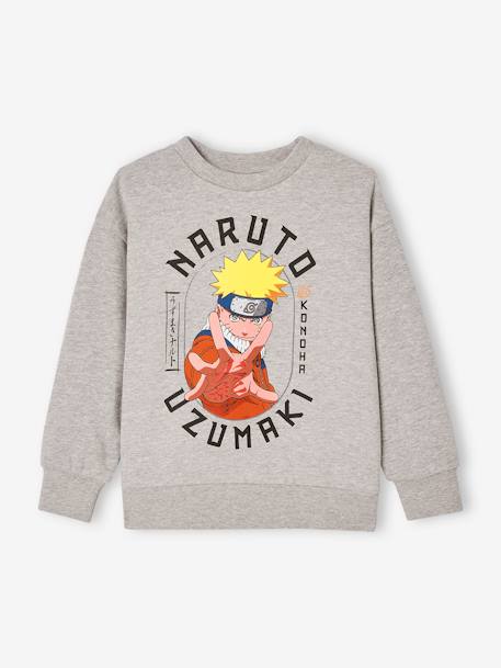 Naruto® Uzumaki Sweatshirt for Boys marl grey - vertbaudet enfant 