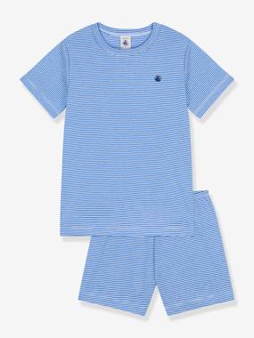 Boys-Nightwear-Striped Pyjamas for Boys by PETIT BATEAU
