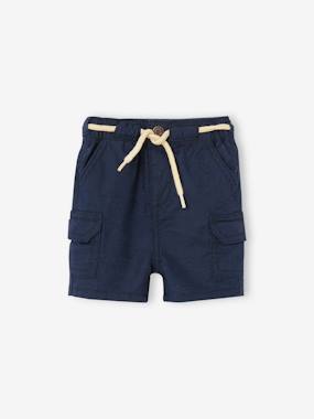 Linen & Cotton Shorts for Babies  - vertbaudet enfant