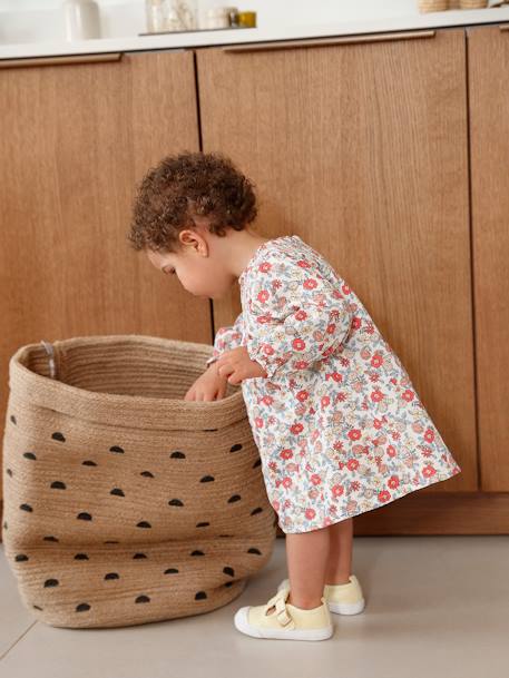Smocked Dress for Babies ecru - vertbaudet enfant 