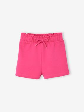 Paperbag Shorts in Fleece for Babies  - vertbaudet enfant