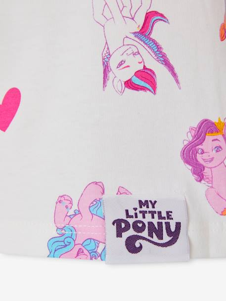 Pyjashort fille My Little Pony® blanc imprimé - vertbaudet enfant 