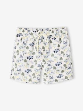 -Printed Swim Shorts for Boys
