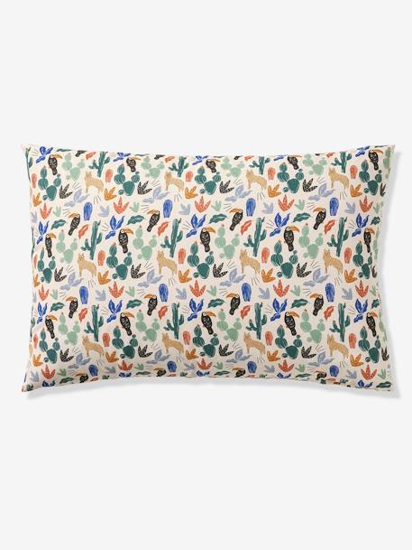 Duvet Cover + Pillowcase Set with Recycled Cotton, Mexicool multicoloured - vertbaudet enfant 