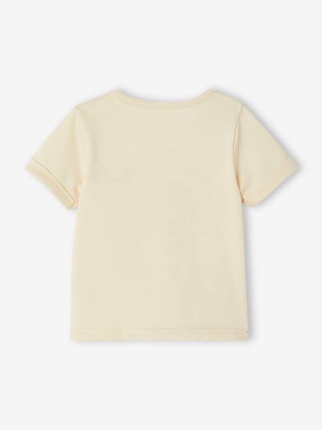 Tee-shirt caméléon bébé manches courtes écru - vertbaudet enfant 