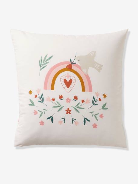 Parure housse de couette enfant et taie d'oreiller LATINO VIBES, avec coton recyclé multicolore - vertbaudet enfant 
