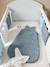 Cotton Gauze Cot/Playpen Bumper, INDIA set blue - vertbaudet enfant 