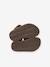 Sandales bébé cuir fermées à boucle marine+marron - vertbaudet enfant 