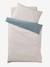 Reversible Duvet Cover for Babies, India printed blue - vertbaudet enfant 
