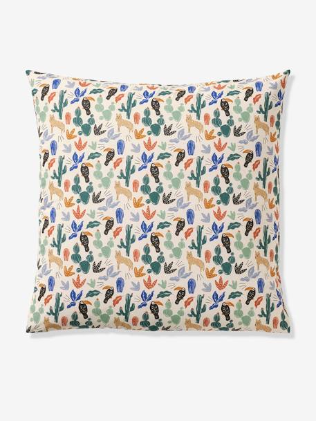 Duvet Cover + Pillowcase Set with Recycled Cotton, Mexicool multicoloured - vertbaudet enfant 