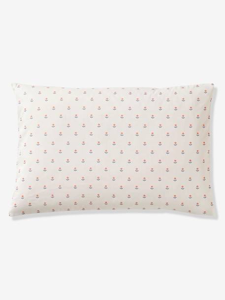 Reversible Pillowcase for Babies, India printed blue - vertbaudet enfant 