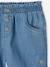 Short fille en denim léger facile à enfiler stone - vertbaudet enfant 